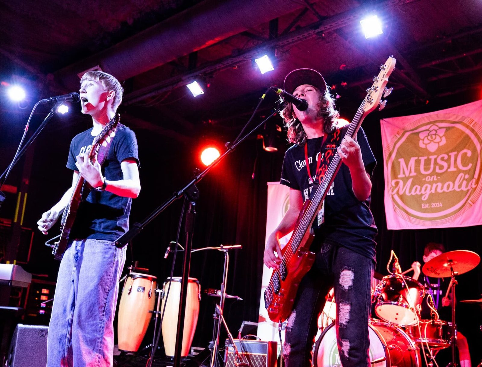 student band on stage